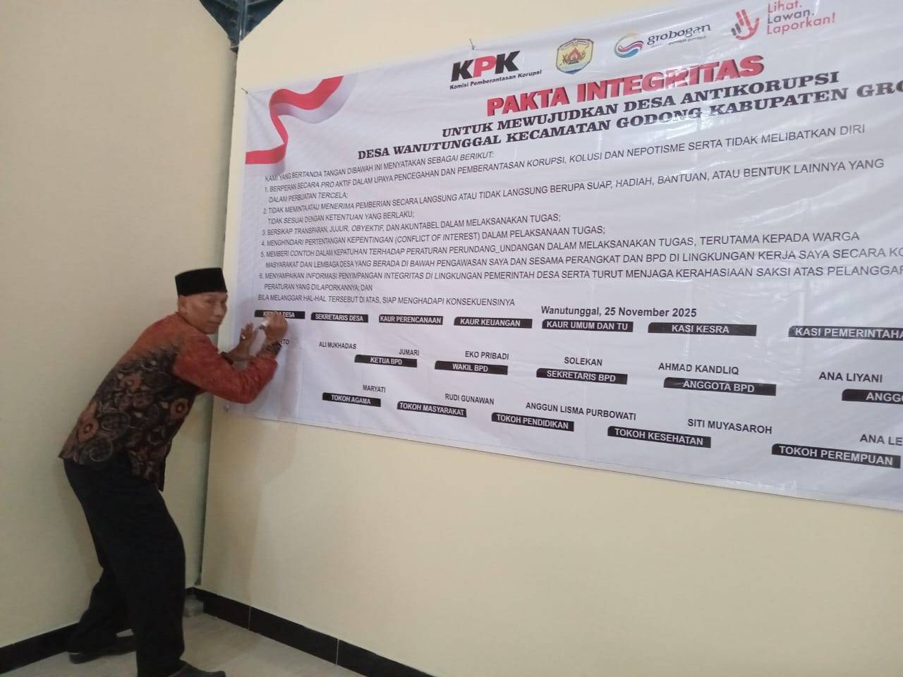 Penandatanganan Pakta Integritas DAK